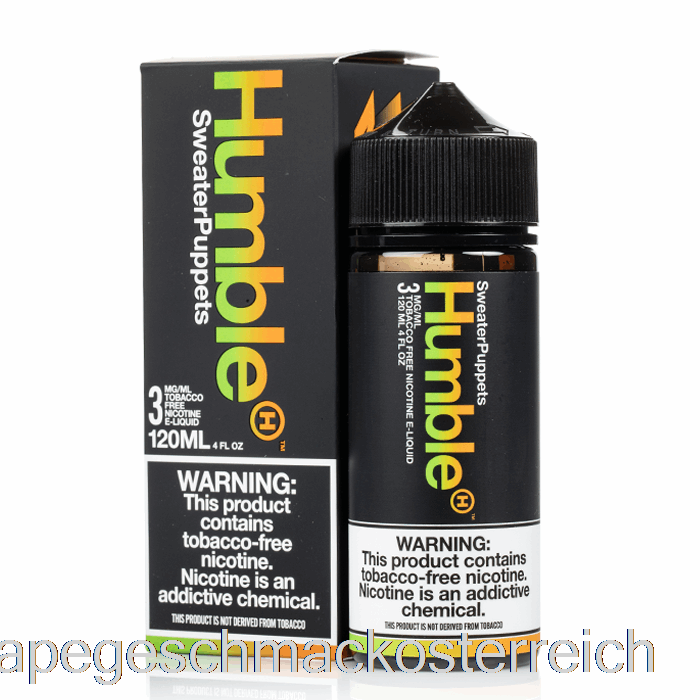 Pulloverpuppen – Humble Juice Co. - 120 Ml 3 Mg Vape-Geschmack